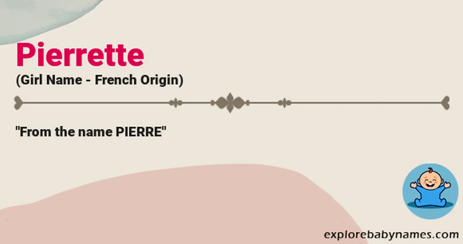 Meaning of Pierrette