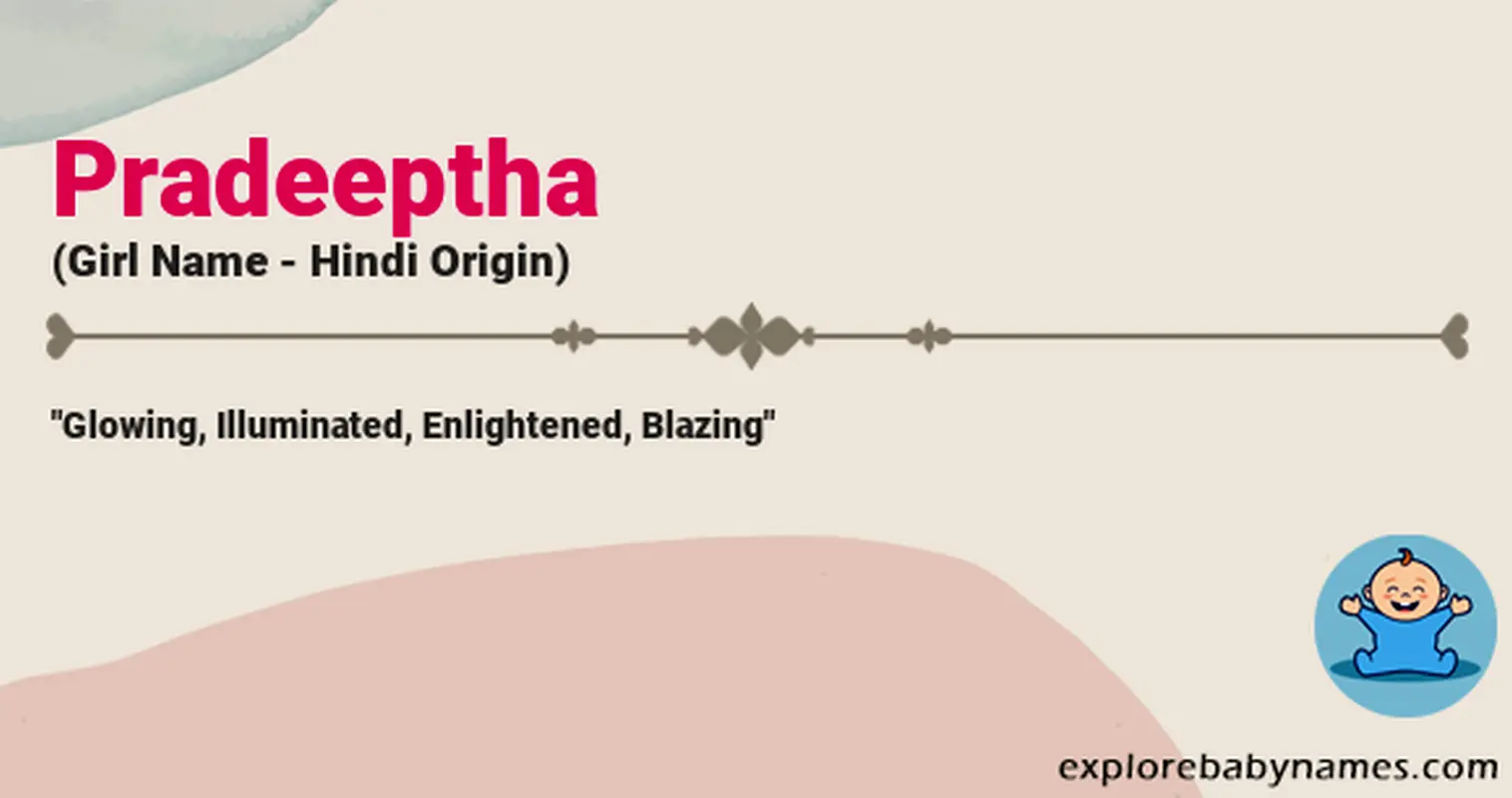 Meaning of Pradeeptha