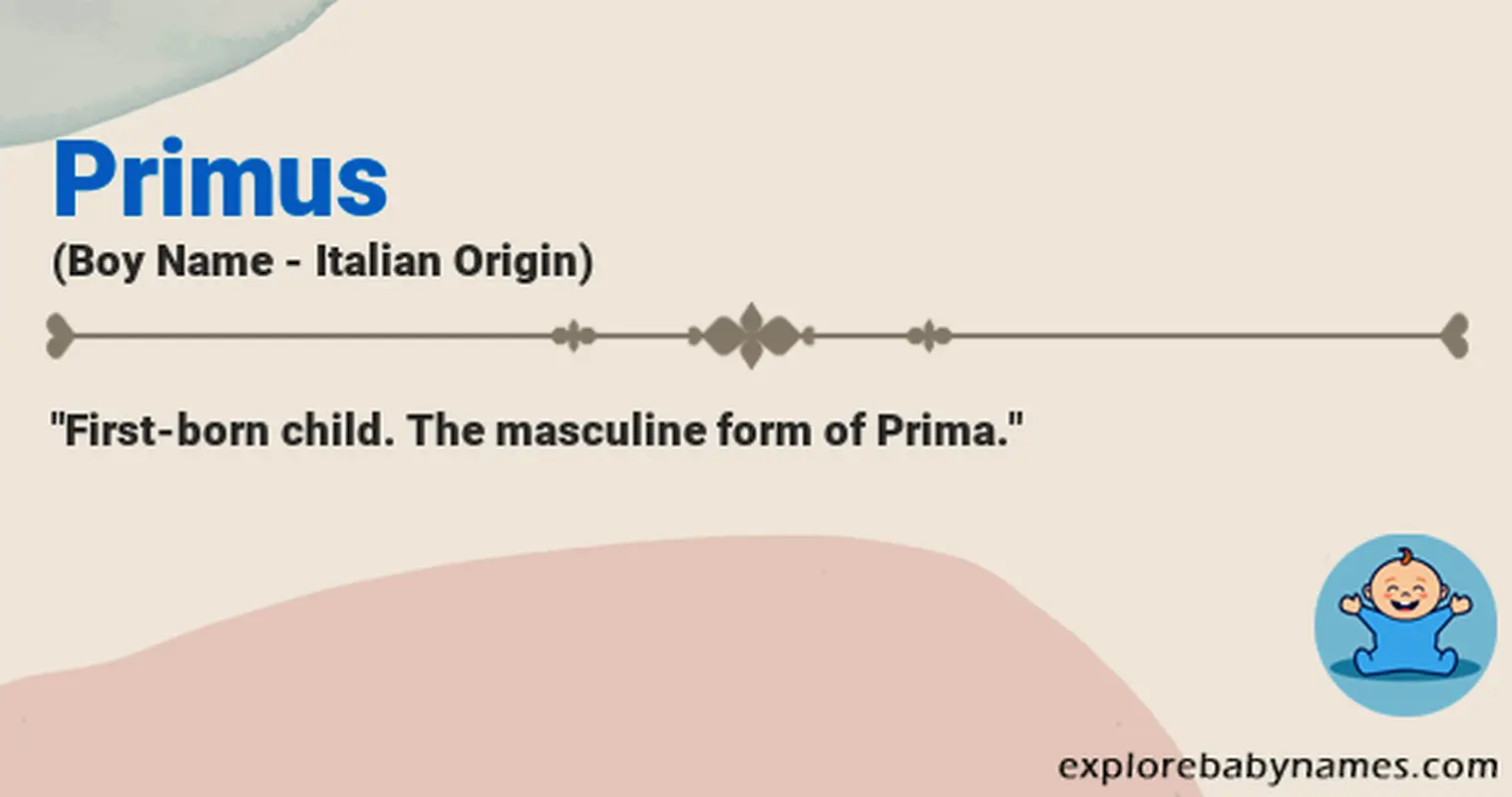 Meaning of Primus