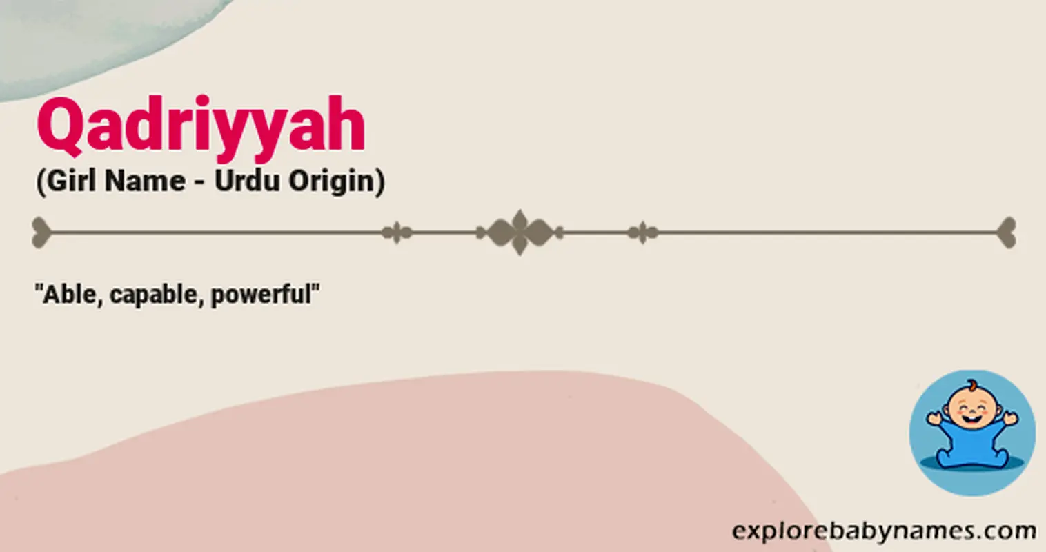 Meaning of Qadriyyah