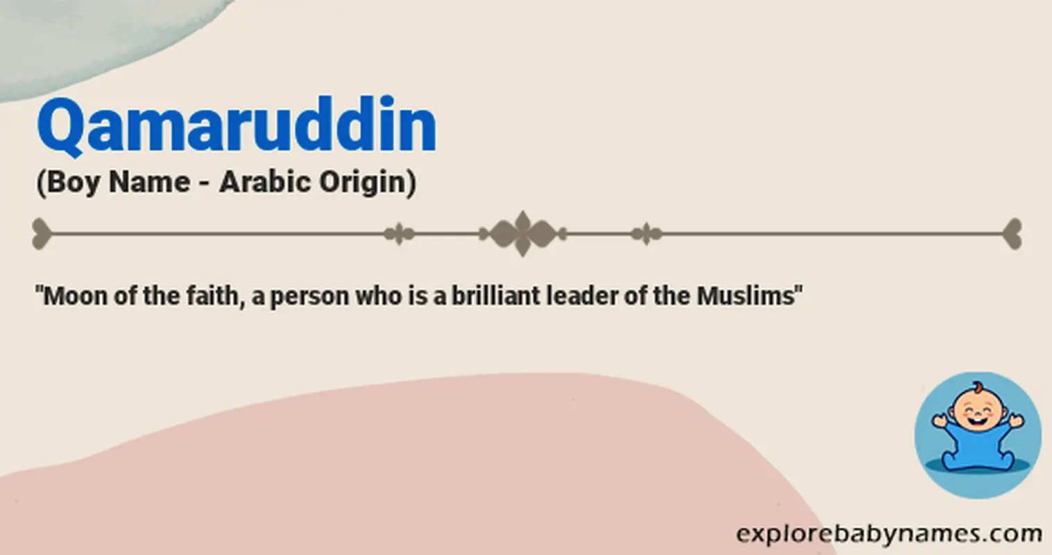 Meaning of Qamaruddin