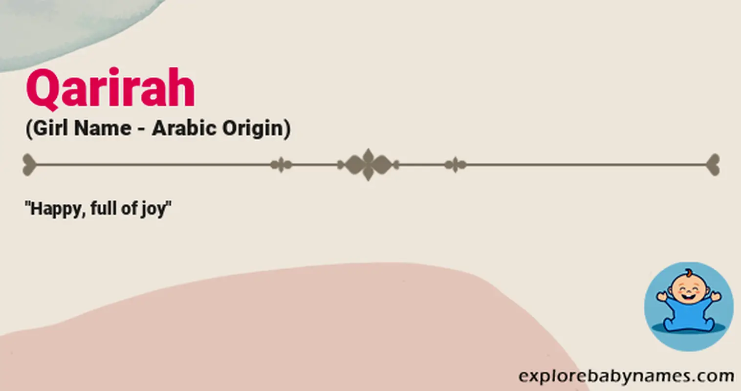 Meaning of Qarirah