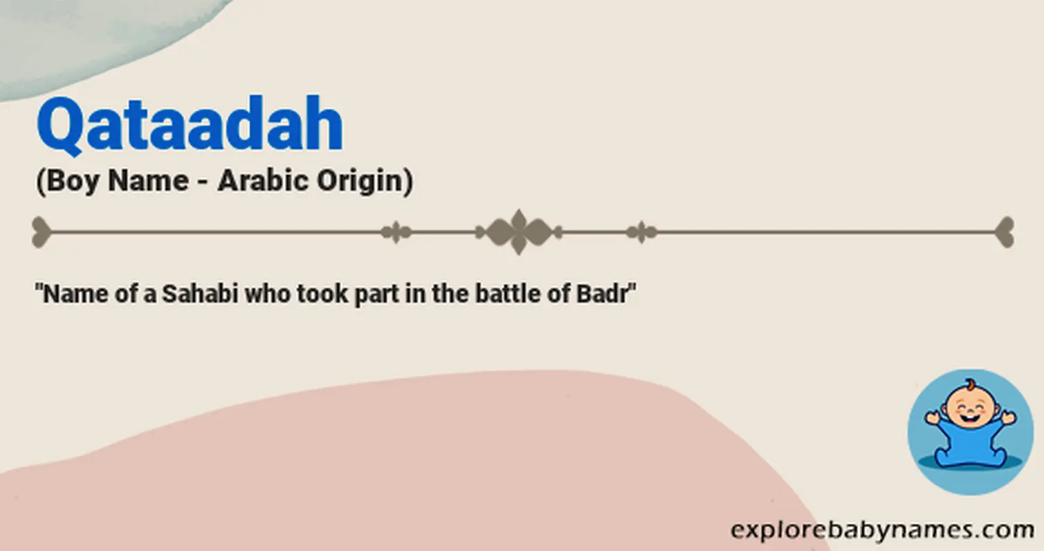 Meaning of Qataadah