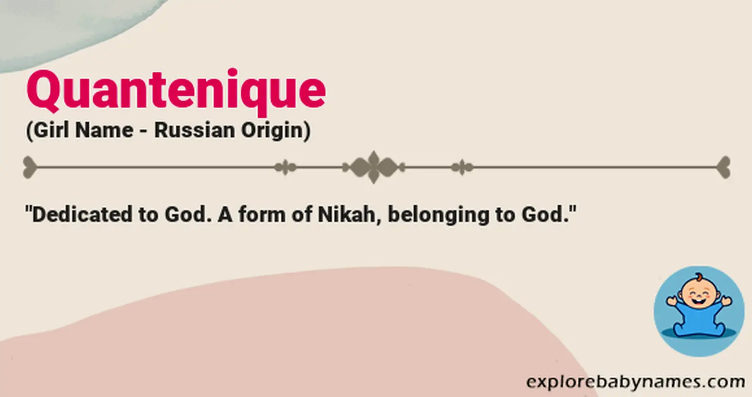 Meaning of Quantenique