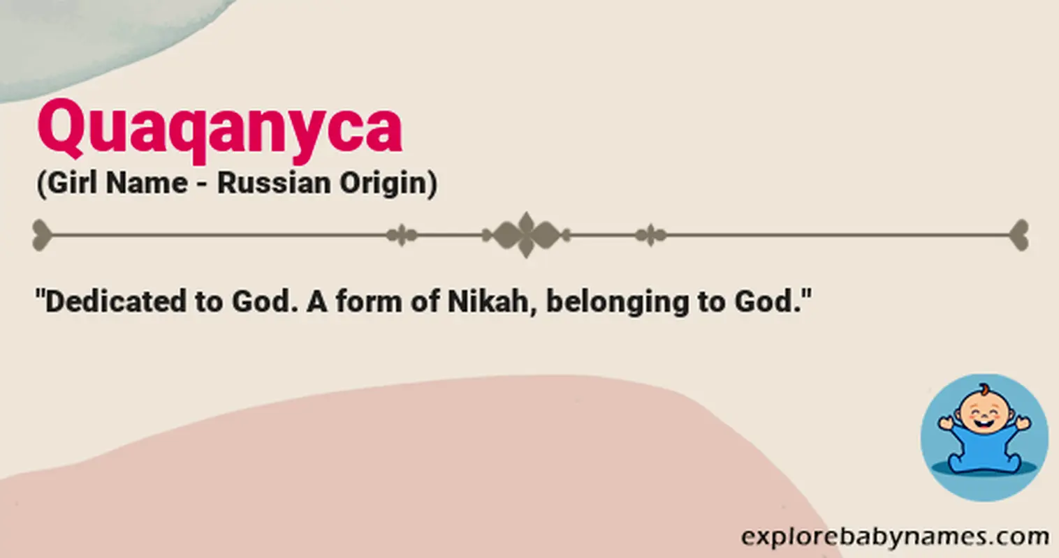 Meaning of Quaqanyca