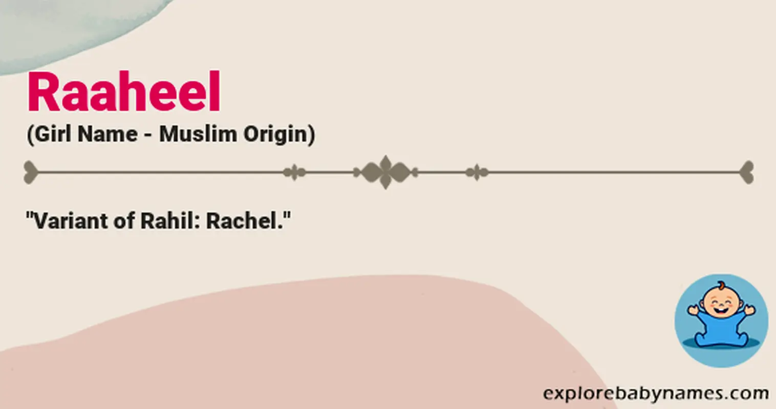 Meaning of Raaheel