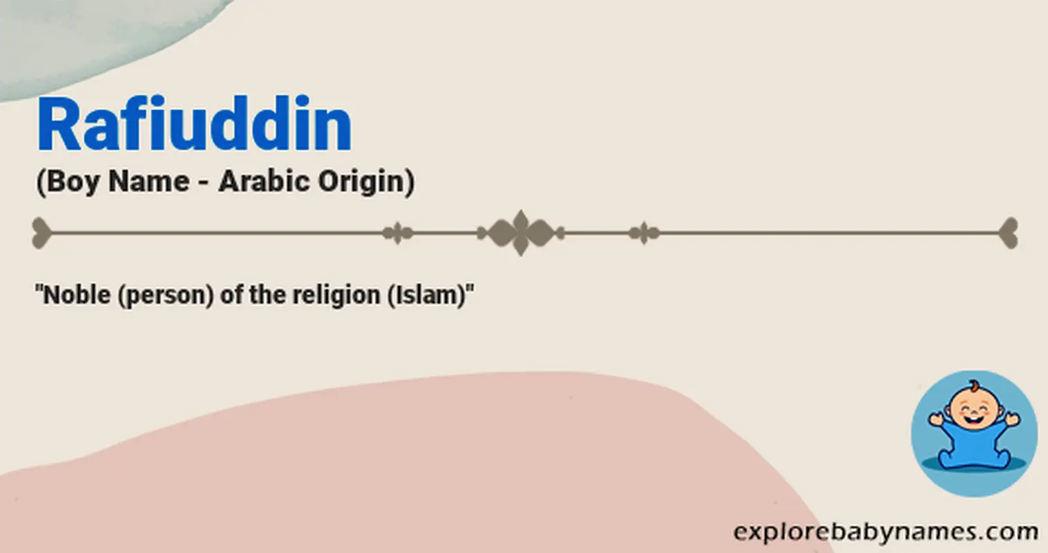 Meaning of Rafiuddin