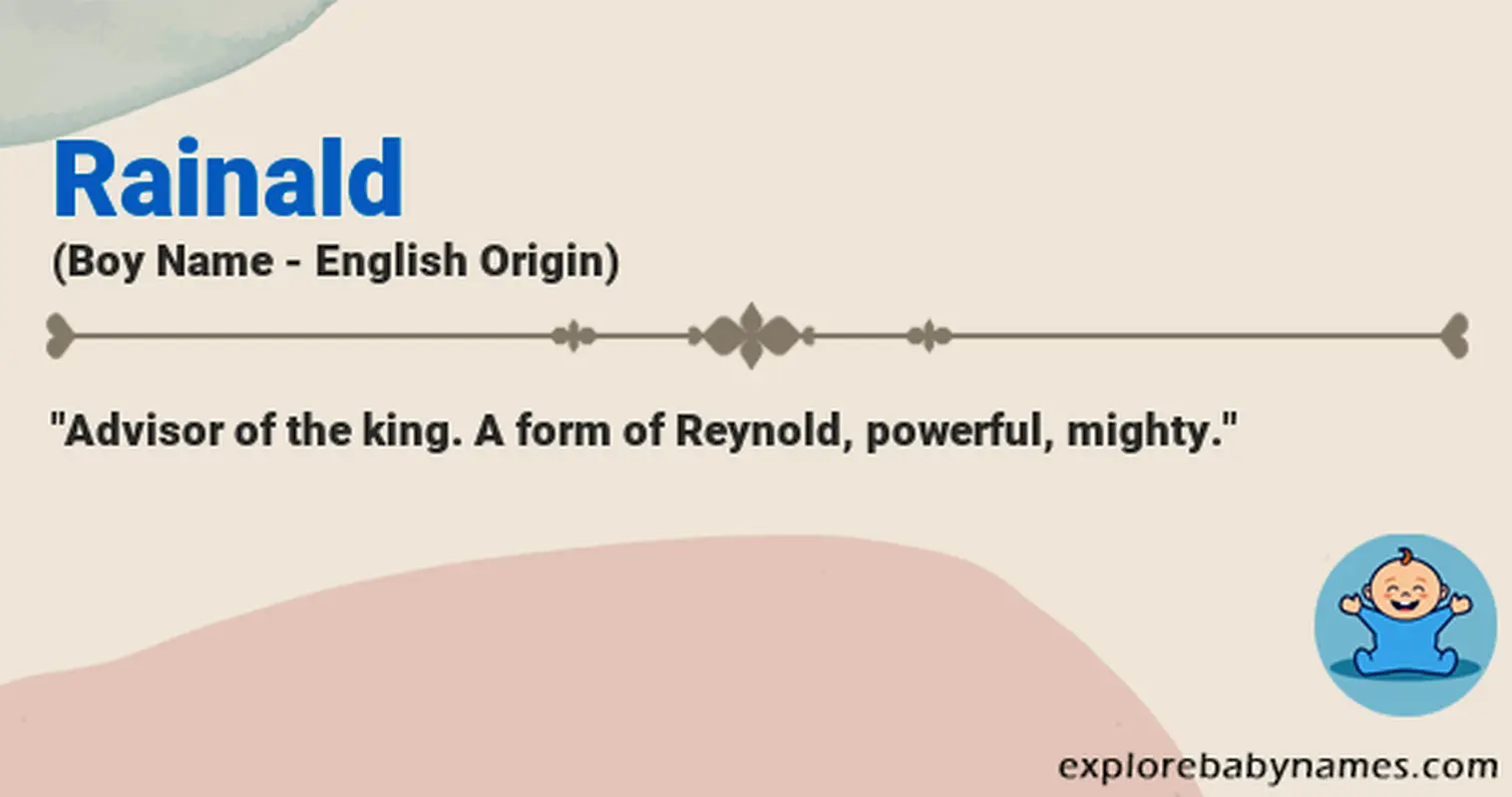 Meaning of Rainald