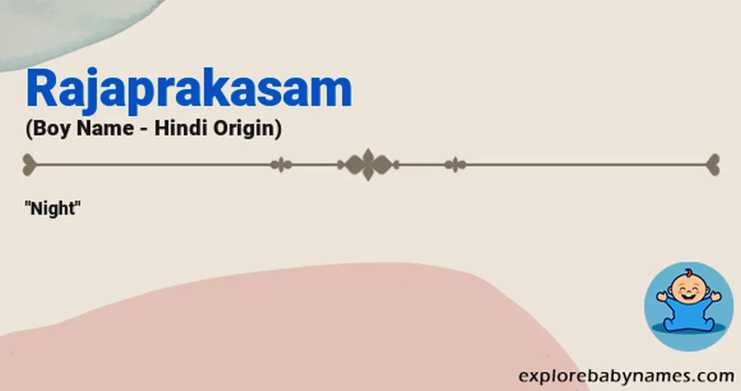 Meaning of Rajaprakasam