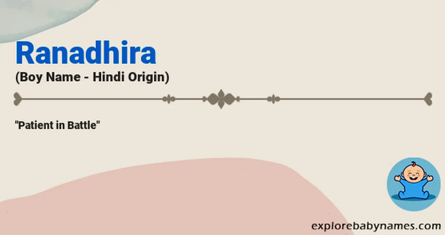 Meaning of Ranadhira