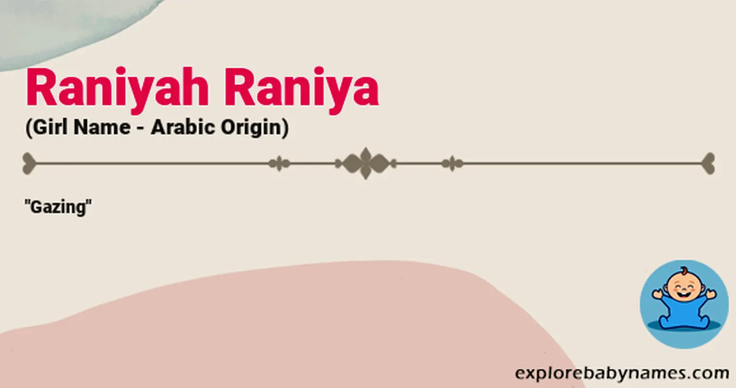 Meaning of Raniyah Raniya