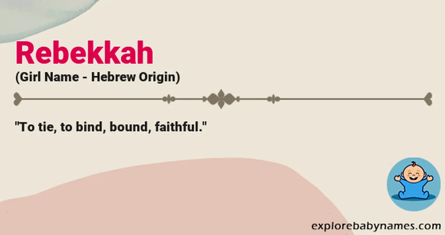 Meaning of Rebekkah