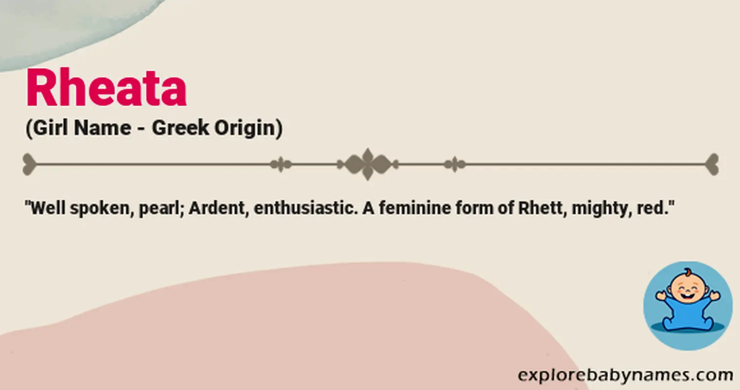 Meaning of Rheata