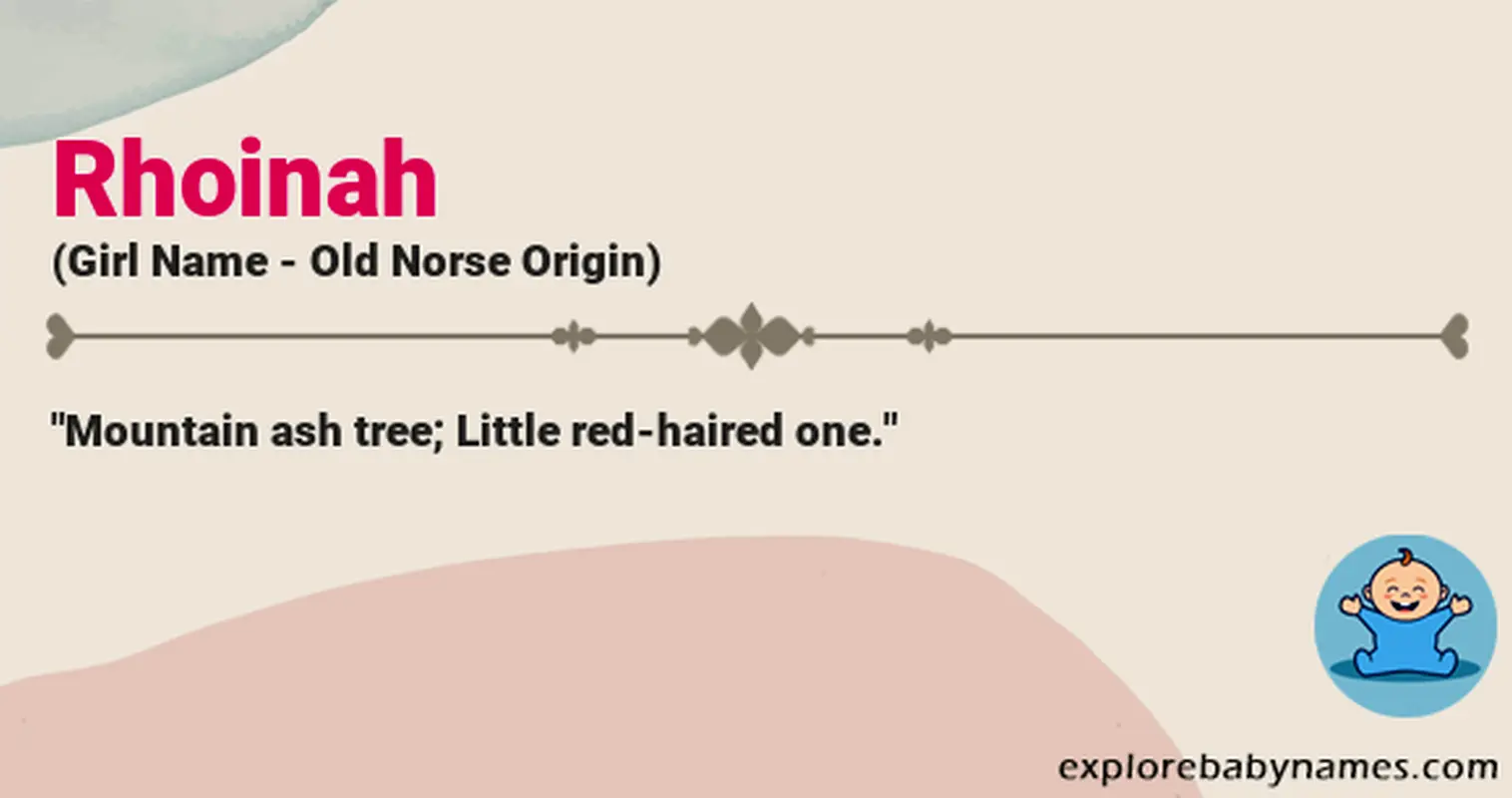 Meaning of Rhoinah