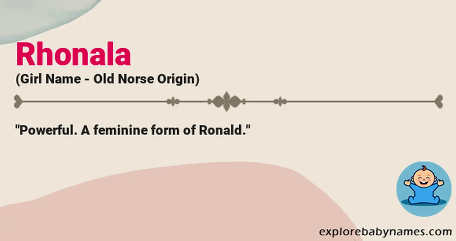 Meaning of Rhonala