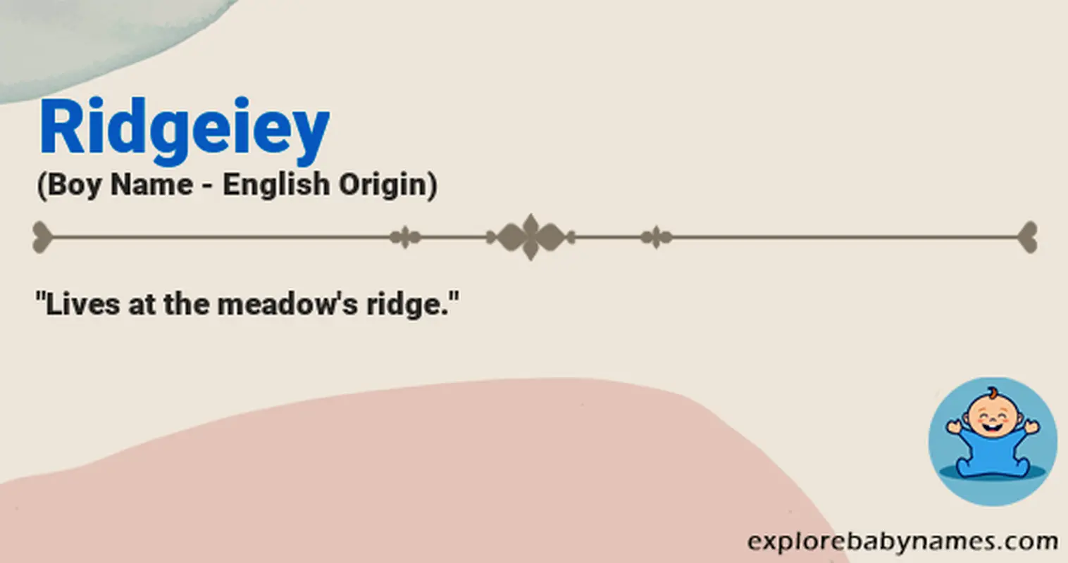 Meaning of Ridgeiey