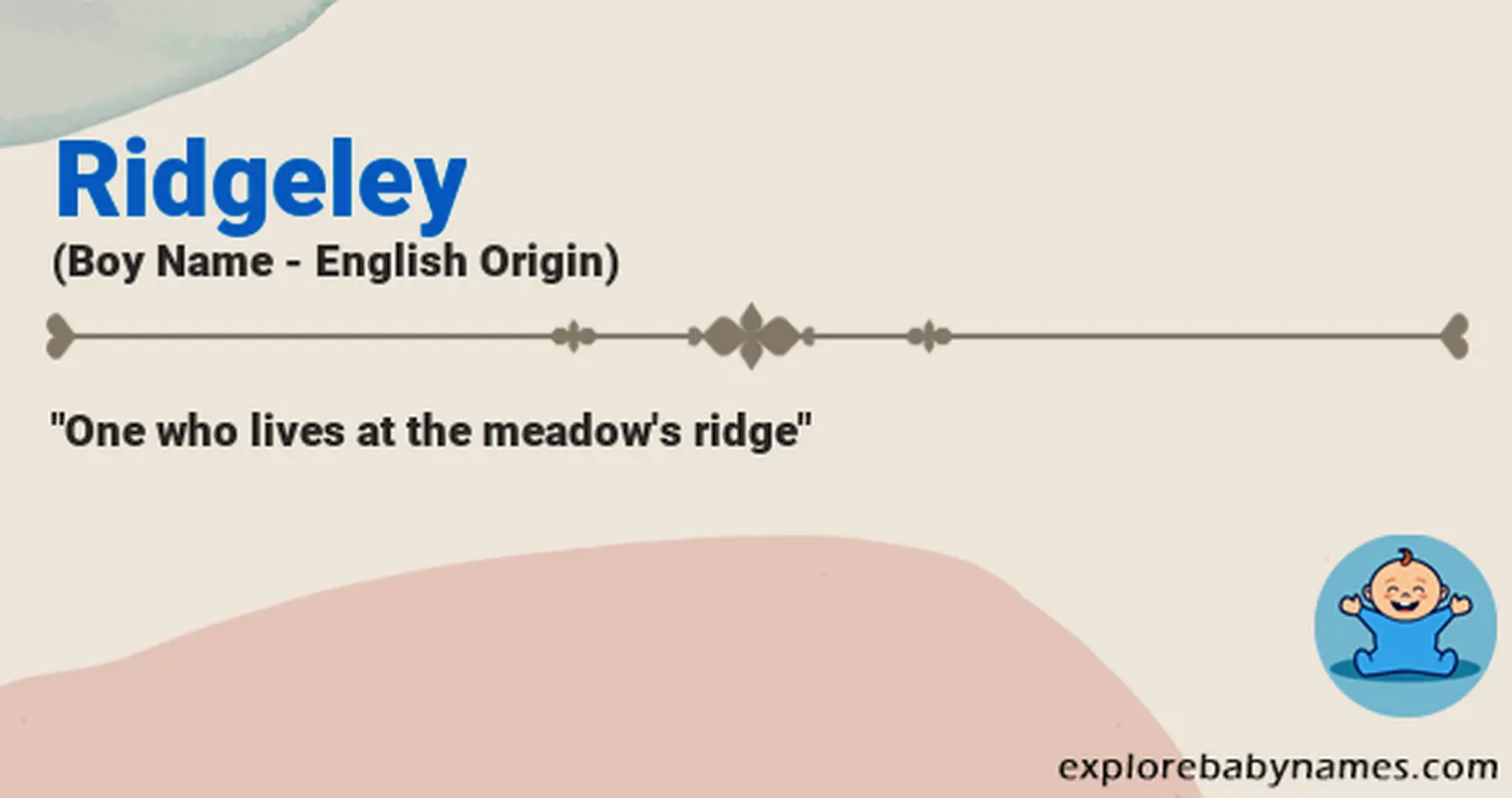 Meaning of Ridgeley