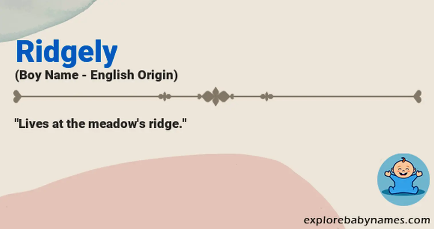 Meaning of Ridgely
