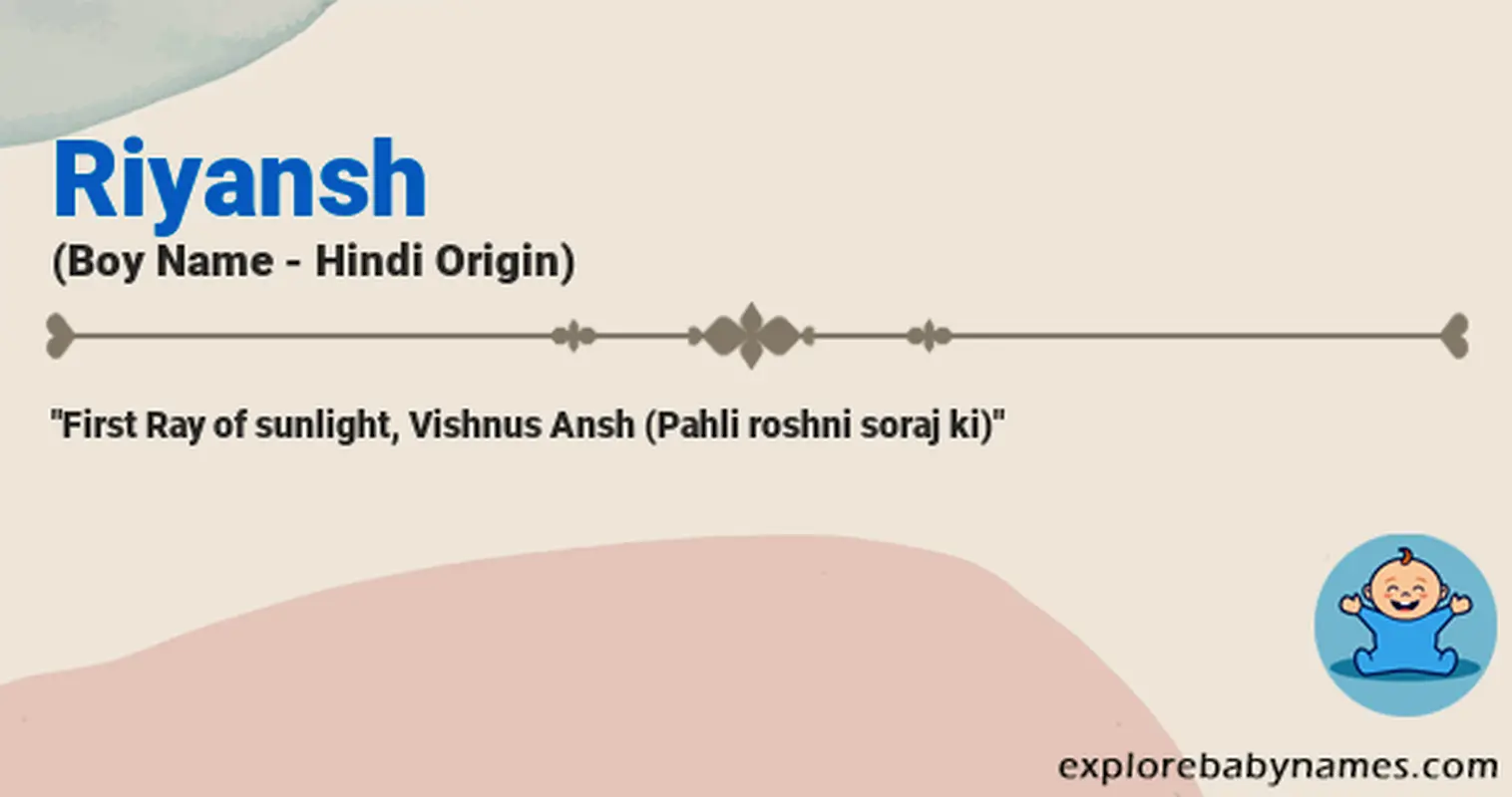Meaning of Riyansh