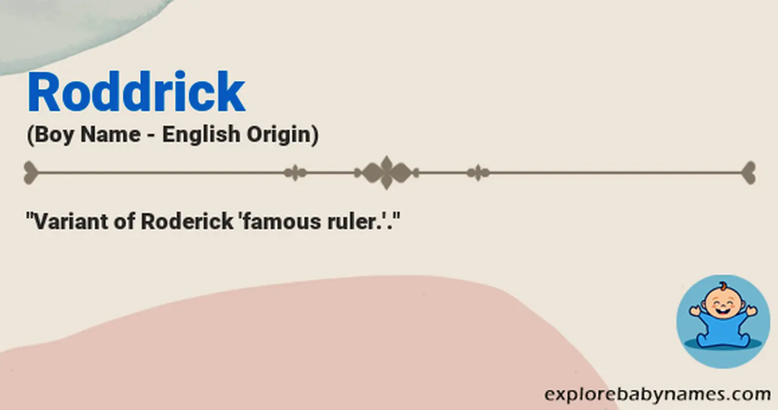 Meaning of Roddrick