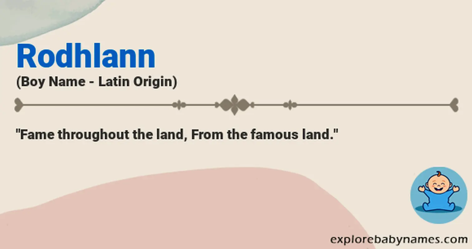 Meaning of Rodhlann