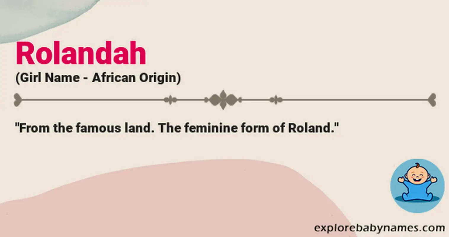 Meaning of Rolandah