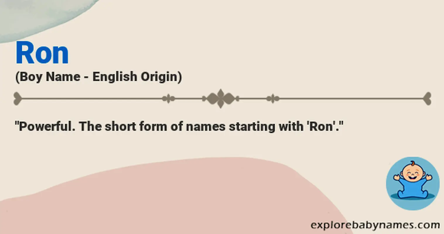 Meaning of Ron