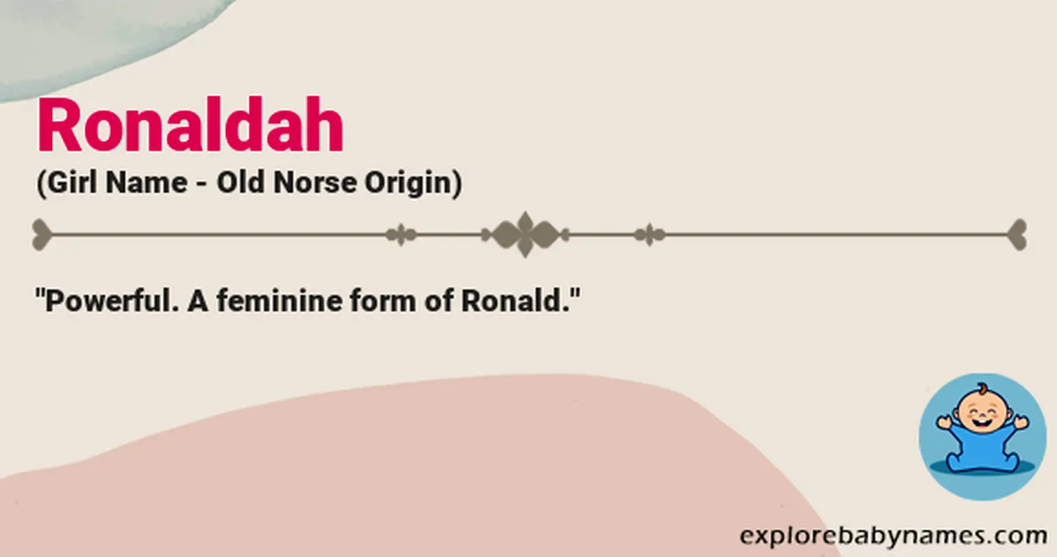 Meaning of Ronaldah