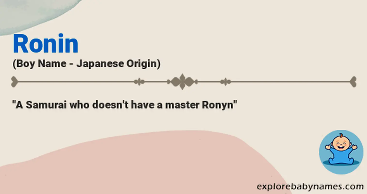 Meaning of Ronin
