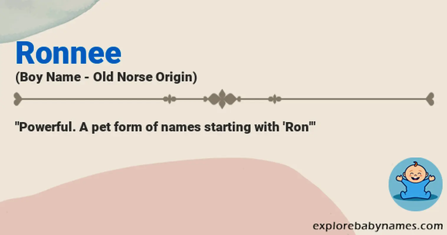Meaning of Ronnee