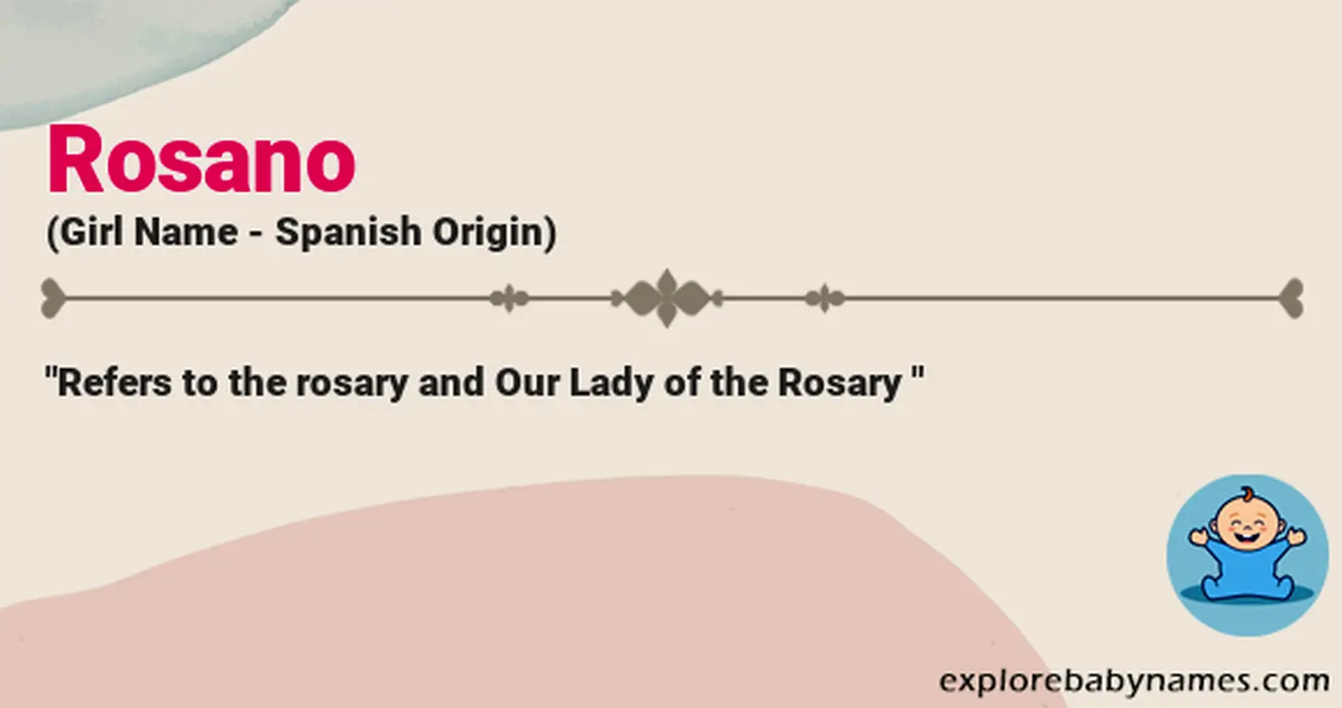 Meaning of Rosano