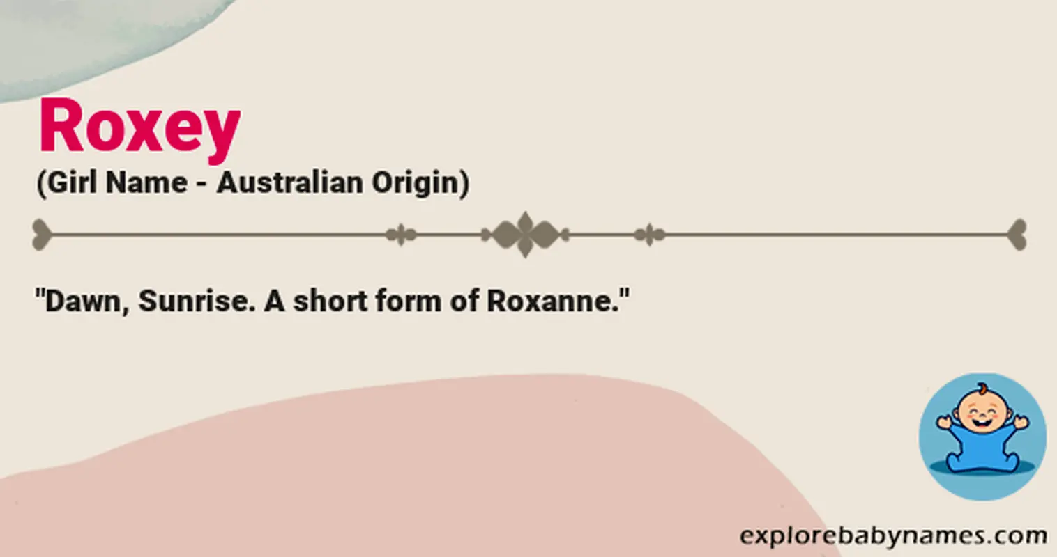 Meaning of Roxey
