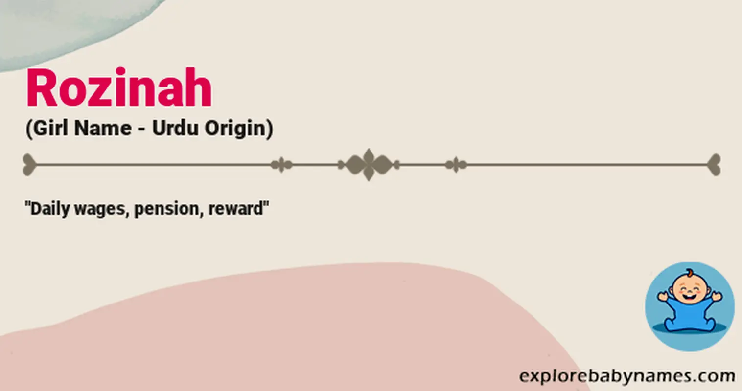 Meaning of Rozinah