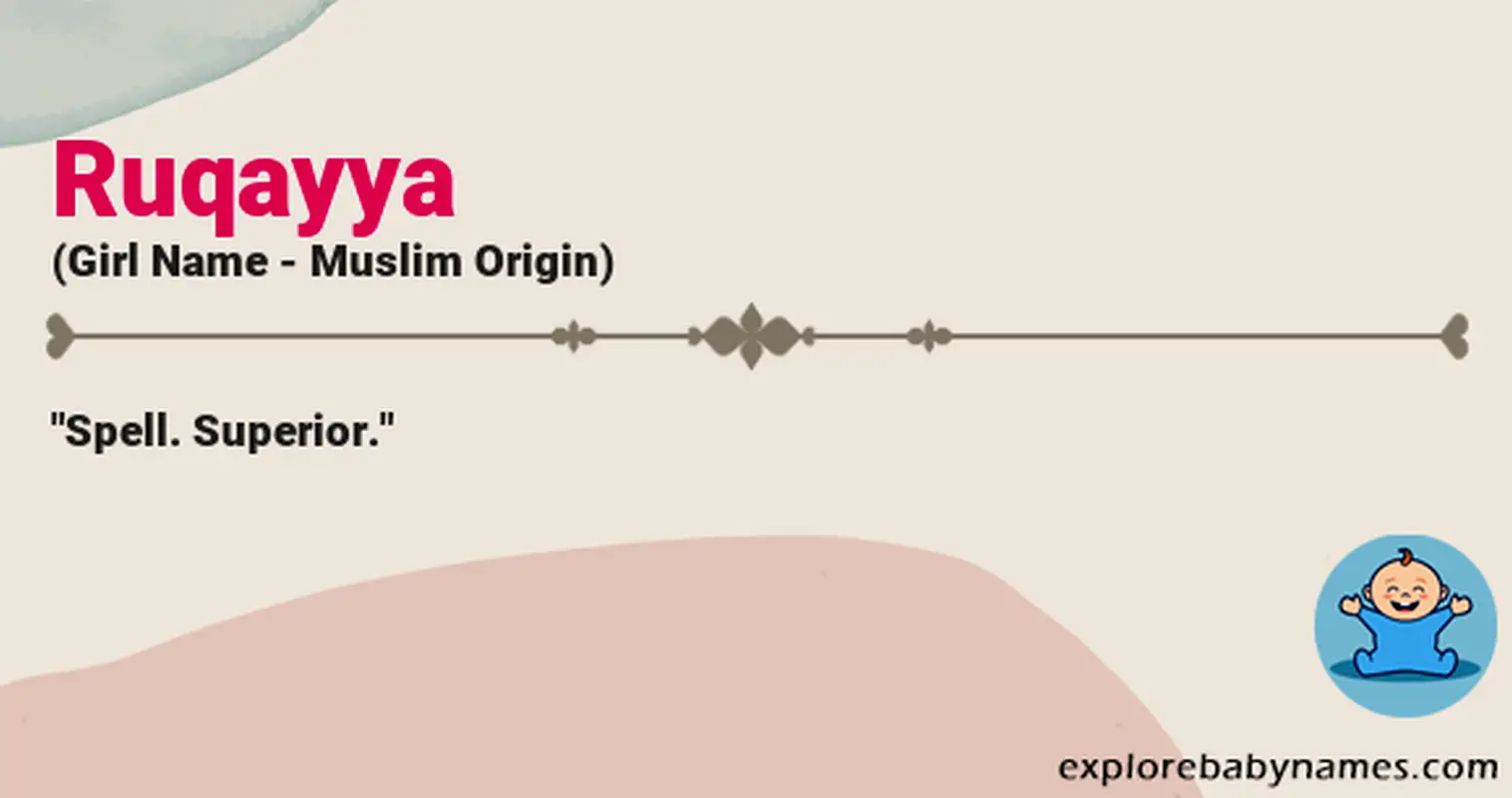 Meaning of Ruqayya