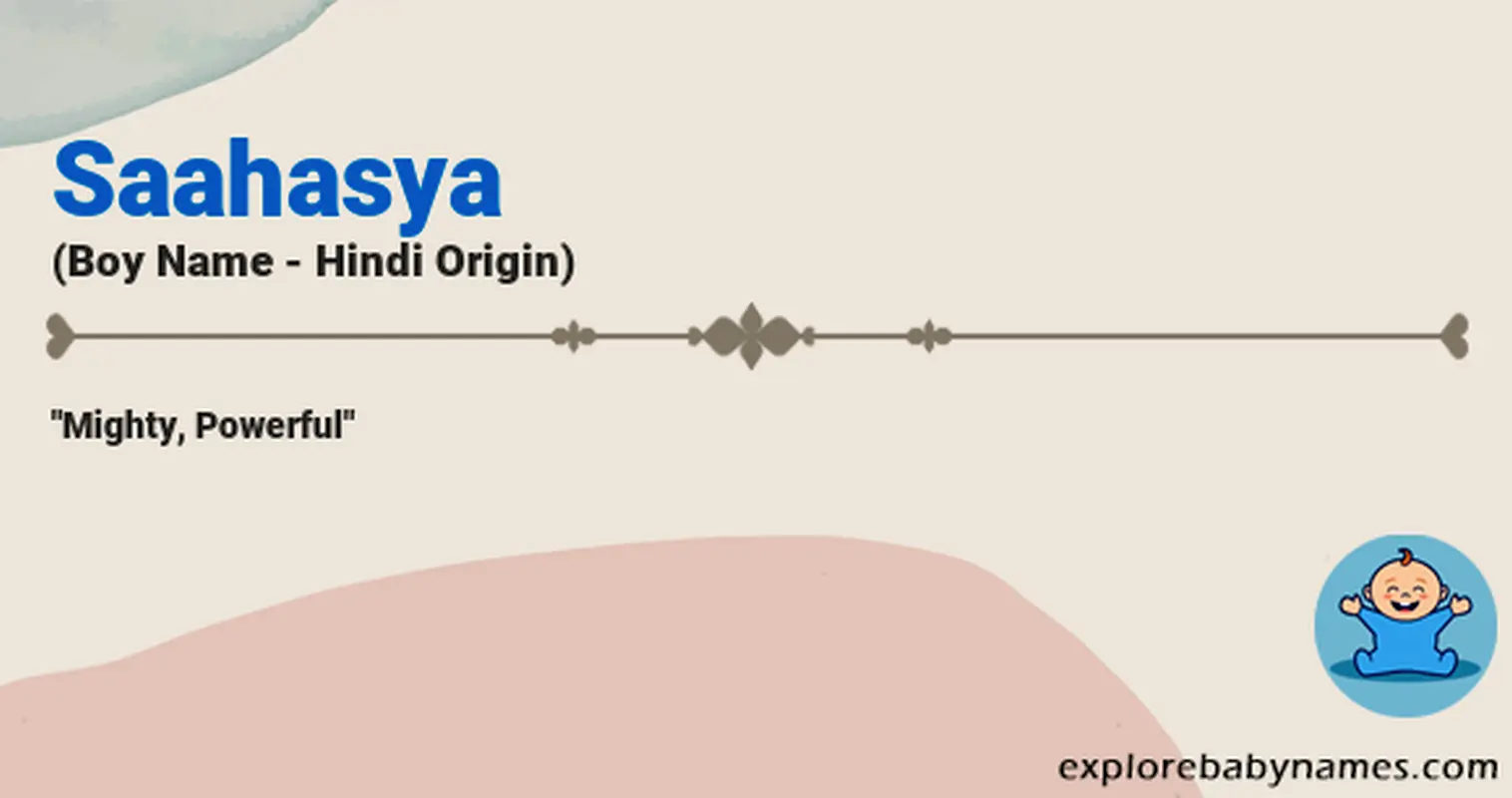 Meaning of Saahasya