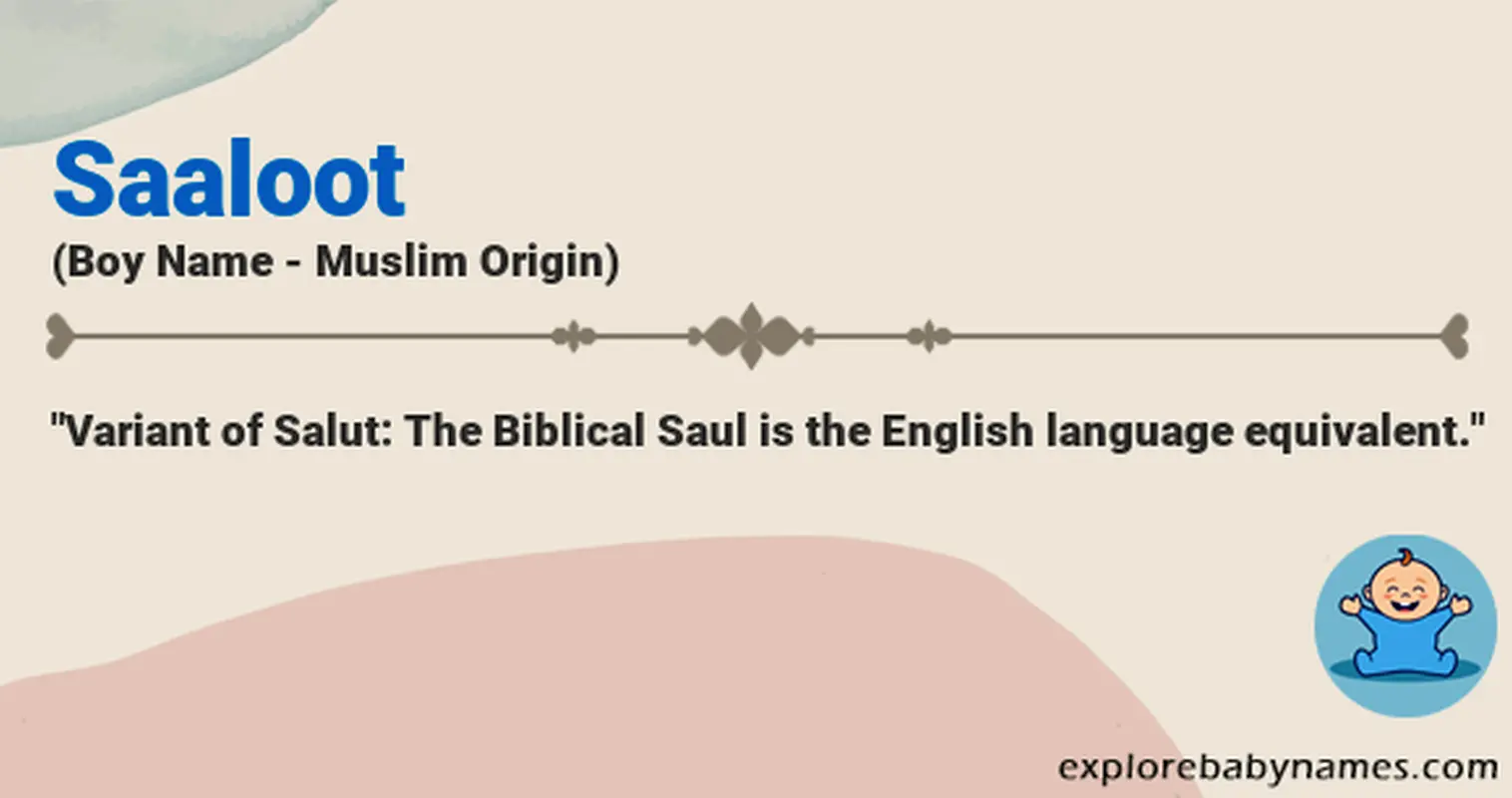 Meaning of Saaloot