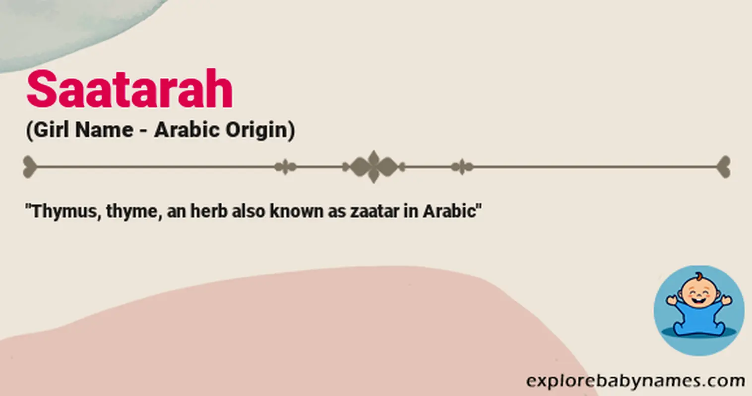 Meaning of Saatarah