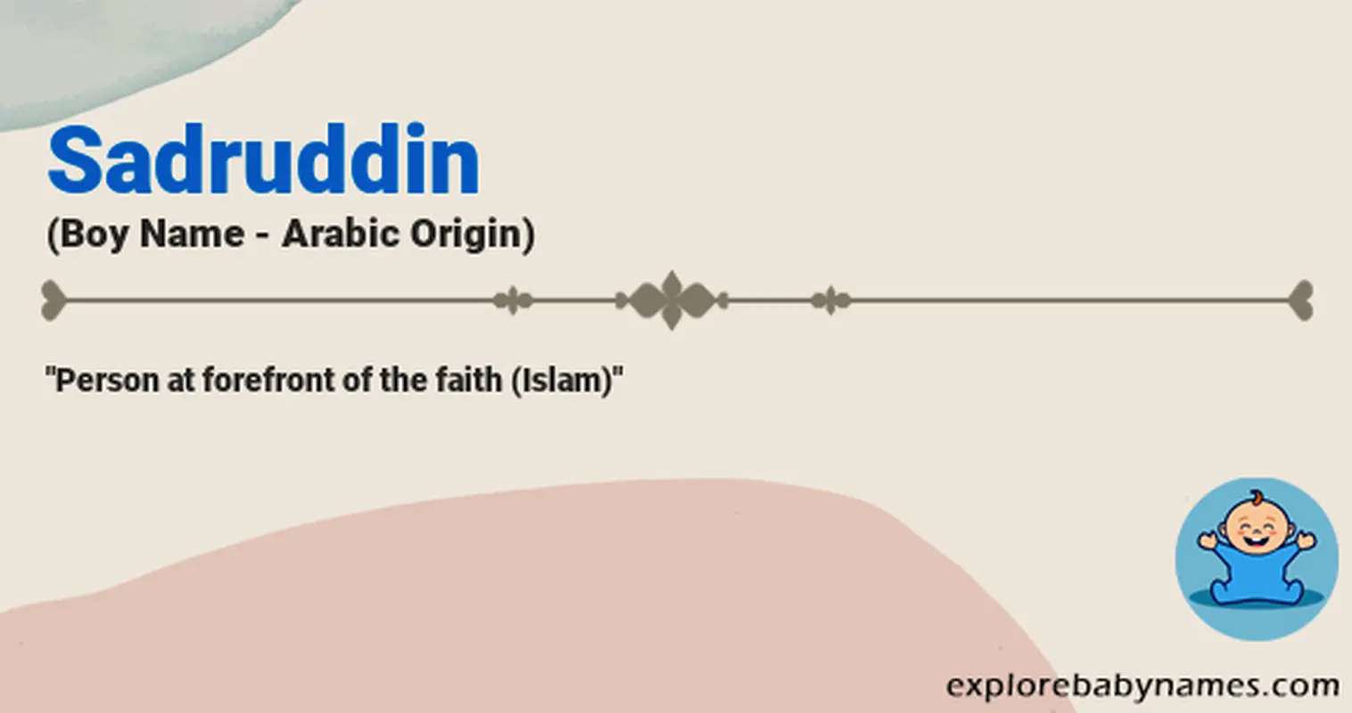 Meaning of Sadruddin