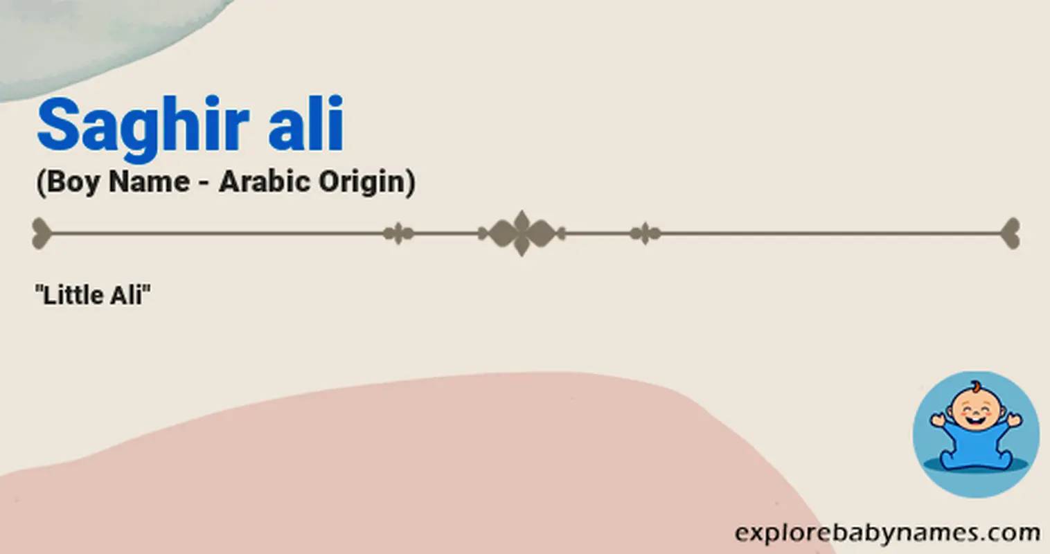 Meaning of Saghir ali