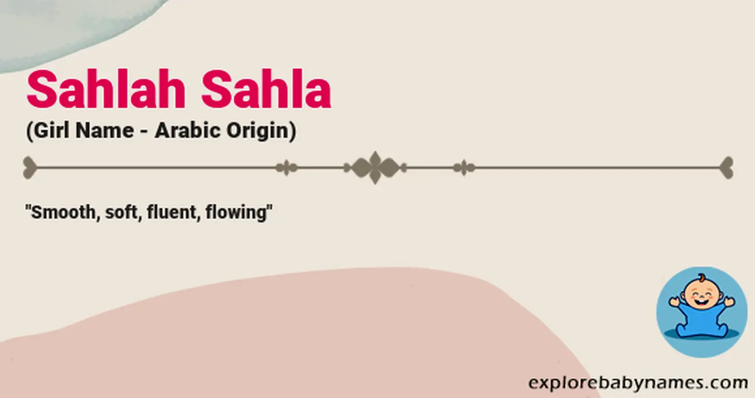 Meaning of Sahlah Sahla