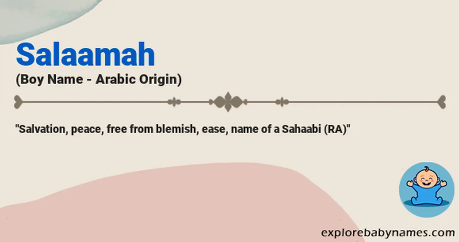 Meaning of Salaamah