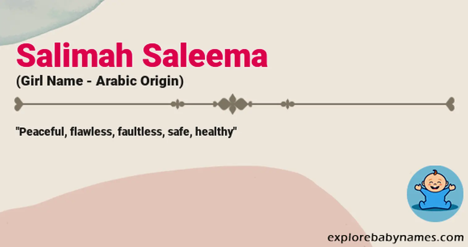 Meaning of Salimah Saleema