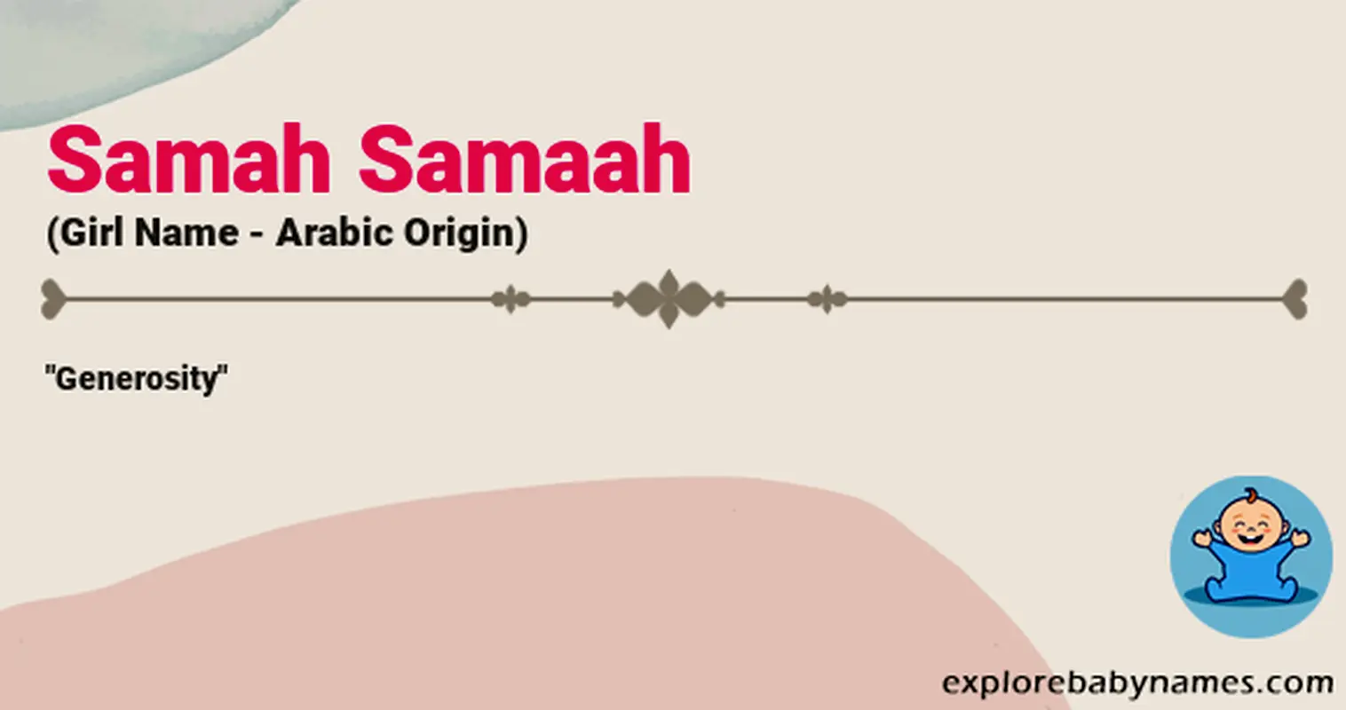 Meaning of Samah Samaah