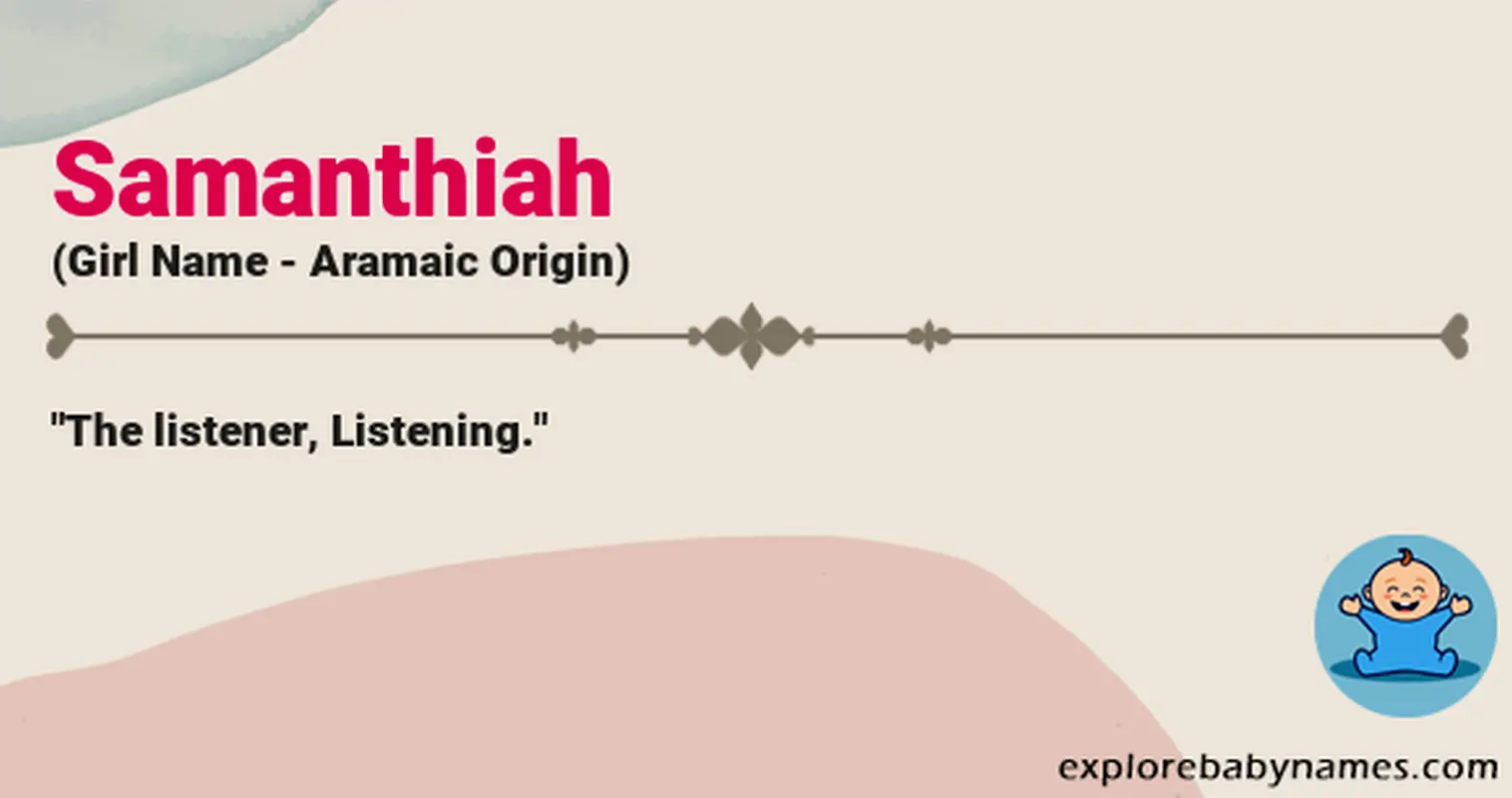 Meaning of Samanthiah