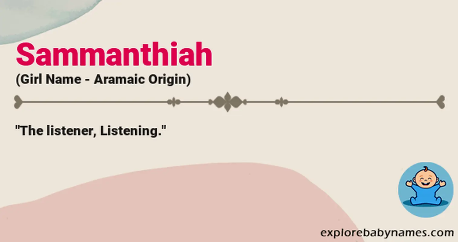 Meaning of Sammanthiah