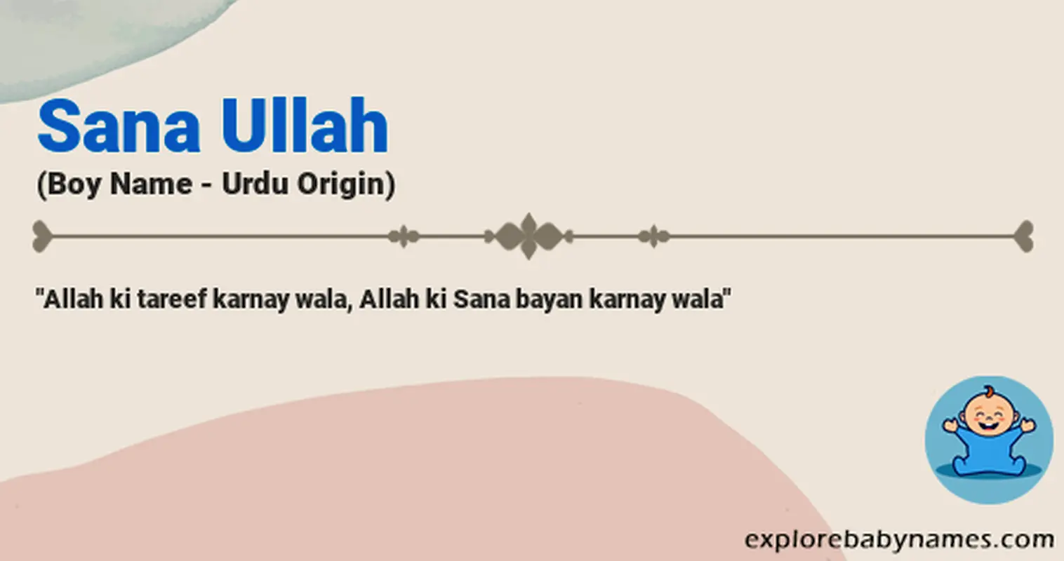 Meaning of Sana Ullah