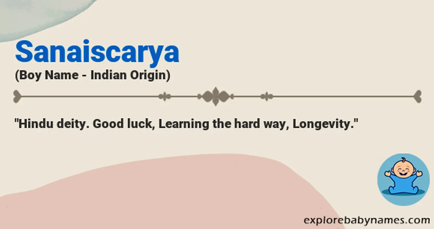 Meaning of Sanaiscarya