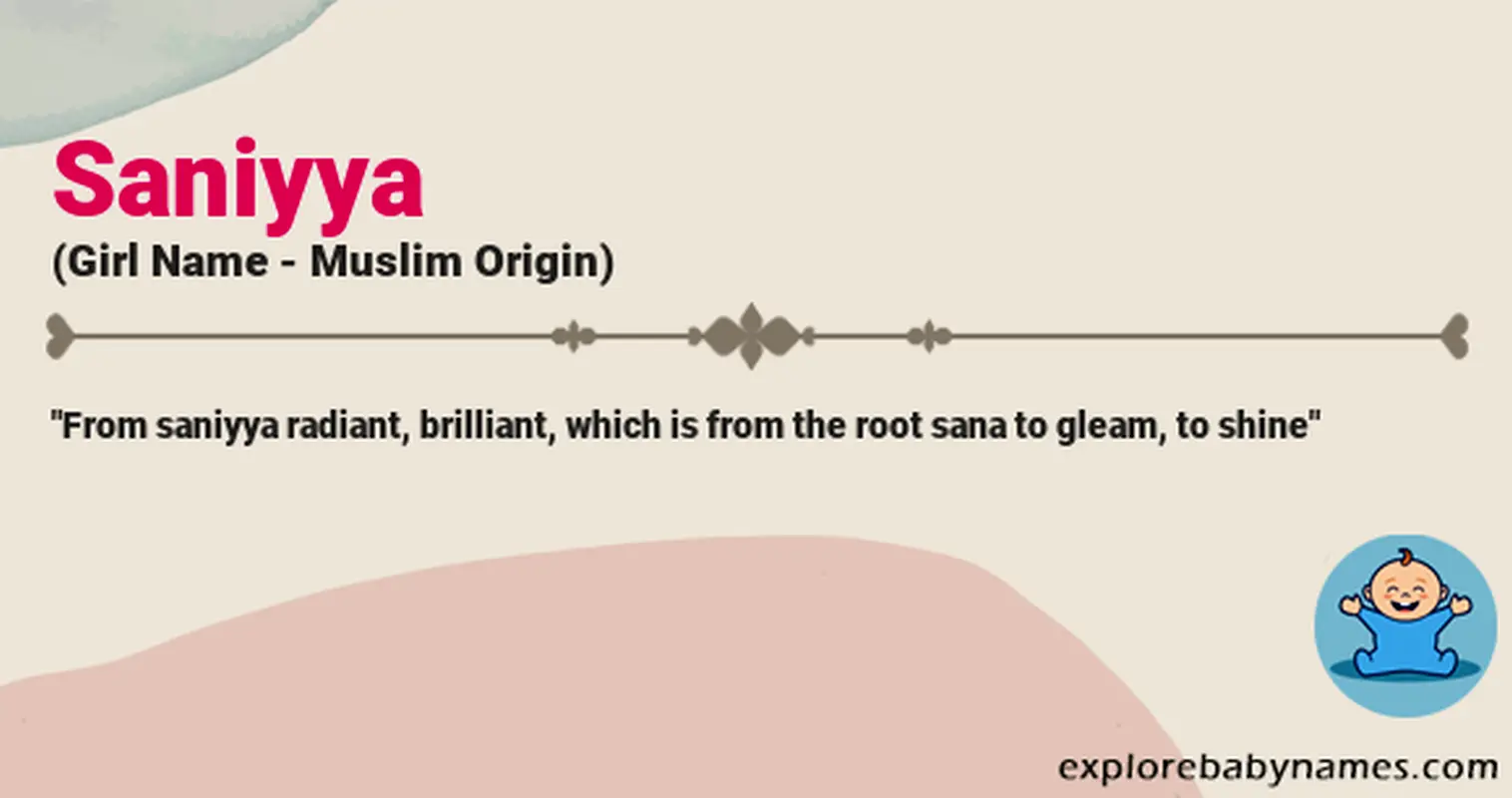 Meaning of Saniyya
