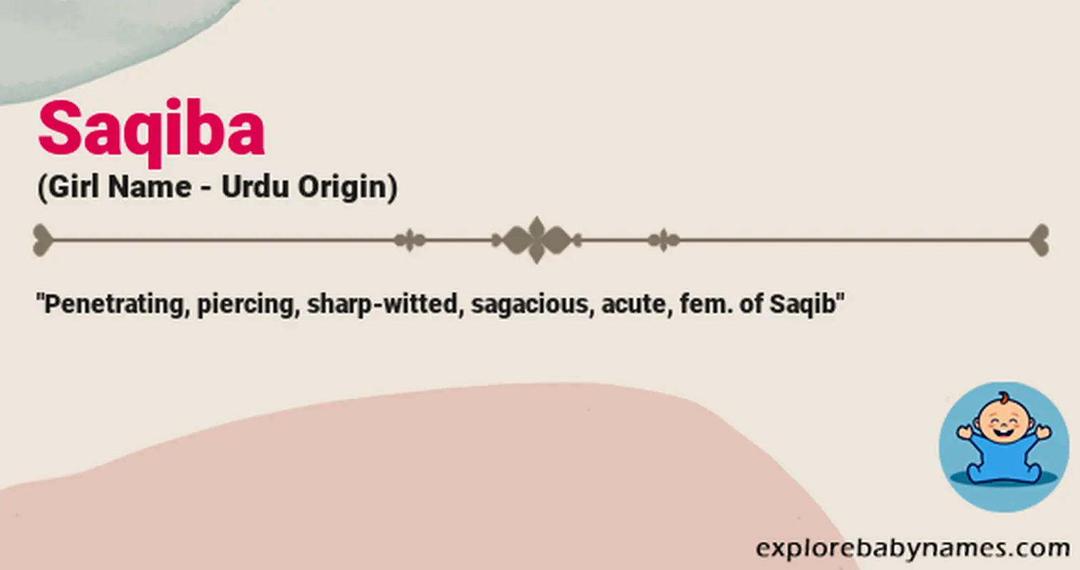 Meaning of Saqiba
