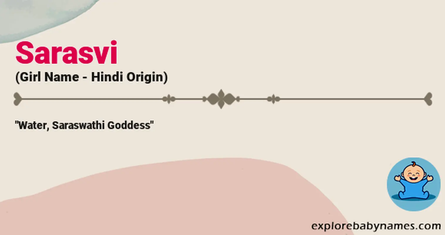 Meaning of Sarasvi